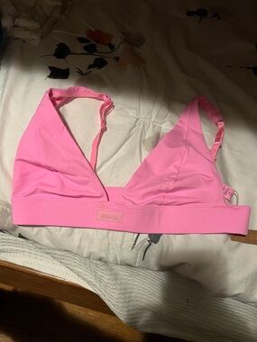 SKIMS SWIM PLUNGE BIKINI TOP